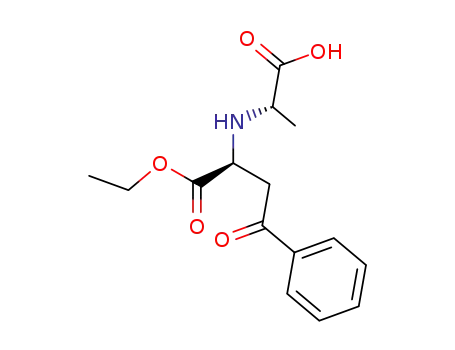 N-[(1S)-1-ethoxycarbonyl-3-phenyl-3-oxopropyl]-L-alanine