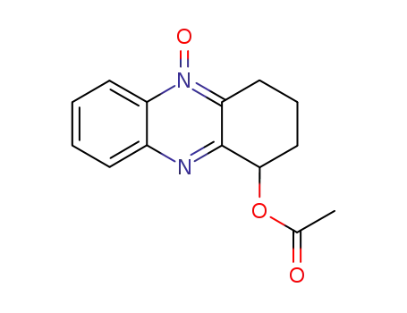 Molecular Structure of 16101-29-4 (1-(acetyloxy)-5-oxo-1,2,3,4,4a,5-hexahydrophenazin-5-ium)
