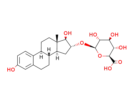 Molecular Structure of 1852-50-2 (Estriol-16beta-D-glucopyranosiduronic acid)
