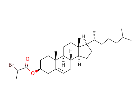 (3S,8S,9S,10R,13R,14S,17R)-10,13-dimethyl-17-((R)-6-methylheptan-2-yl)-2,3,4,7,8,9,10,11,12,13,14,15,16,17-tetradecahydro-1H-cyclopenta[a]phenanthren-3-yl 2-bromopropanoate