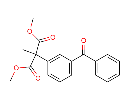 dimethyl 2-methyl-2-(3'-benzoyl)phenylpropanedioate