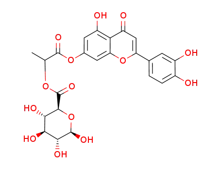 luteolin 7-O-<2-O-β-glucopyranuronosoyl-lactate>