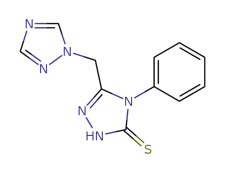 4-phenyl-3-(1,2,4-triazol-1-ylmethyl)-1,2,4-triazoline-5-thione