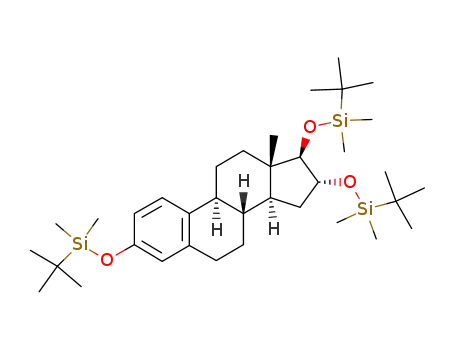 (8R,9S,13S,14S,16R,17R)-3,16,17-Tris-(tert-butyl-dimethyl-silanyloxy)-13-methyl-7,8,9,11,12,13,14,15,16,17-decahydro-6H-cyclopenta[a]phenanthrene