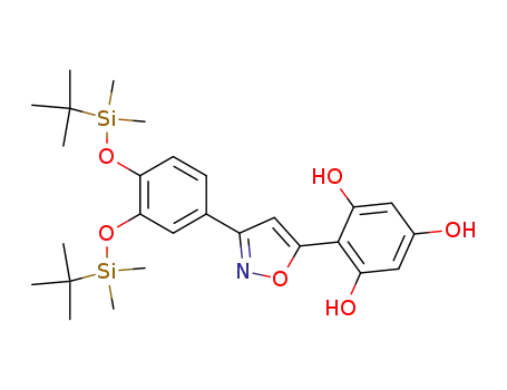3-<3,4-di(tert-butyldimethylsilyloxy)phenyl>-5-(2,4,6-trihydroxyphenyl)isoxazole