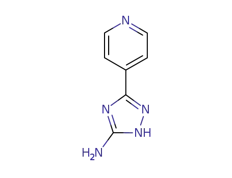 Molecular Structure of 3652-17-3 (5-(Pyridin-4-yl)-4H-1,2,4-triazol-3-amine)