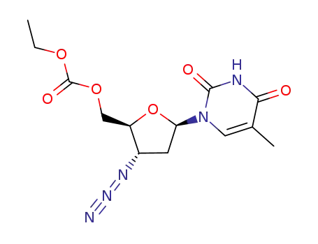 3'-azido-3'-deoxy-5'-O-ethoxycarbonylthymidine