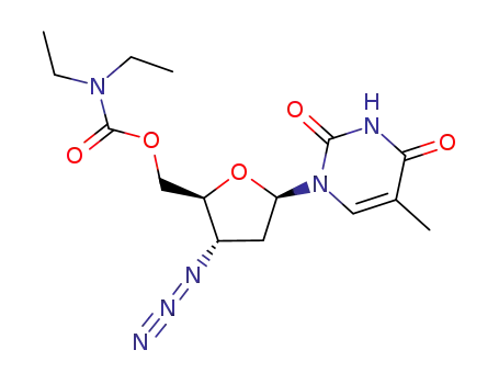 3'-azido-3'-deoxy-5'-O-diethylcarbamoylthymidine