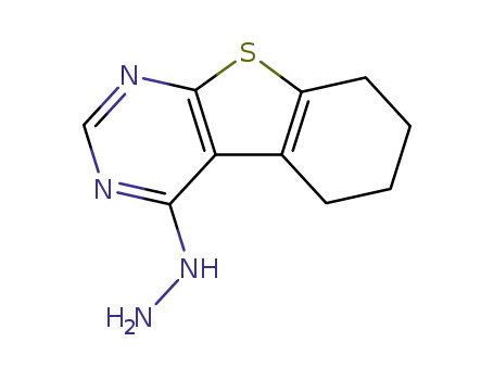 [1]Benzothieno[2,3-d]pyrimidine,4-hydrazinyl-5,6,7,8-tetrahydro-