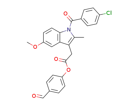 4‐formylphenyl 2‐(1‐(4‐chlorobenzoyl)‐5‐methoxy‐2‐methyl‐1H‐indol‐3‐yl)acetate