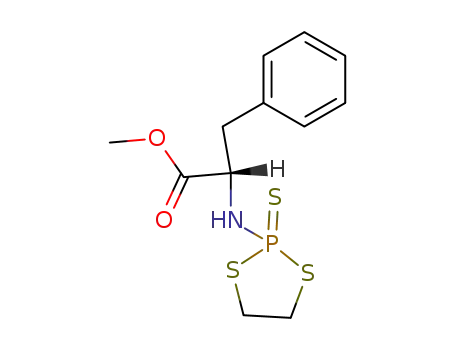 (S)-3-Phenyl-2-(2-thioxo-2λ5-[1,3,2]dithiaphospholan-2-ylamino)-propionic acid methyl ester