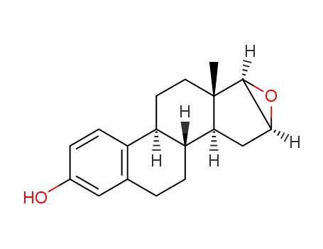 Molecular Structure of 472-57-1 (16 beta,17 beta-epoxy-1,3,5(10)-estratrien-3-ol)