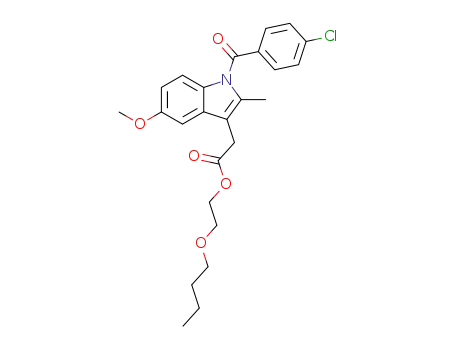 [1-(4-chloro-benzoyl)-5-methoxy-2-methyl-1H-indol-3-yl]-acetic acid 2-butoxy-ethyl ester