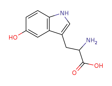 Molecular Structure of 56-69-9 (5-Hydroxytryptophan)