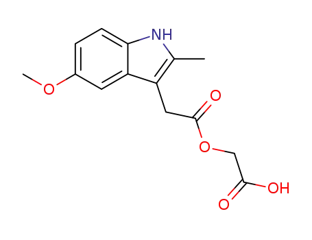 5-methoxy-2-methylindol-3-yl acetic acid carboxymethyl ester