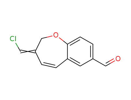 (3Z/E)-3-(chloromethylene)-2,3-dihydro-1-benzoxepine-7-carbaldehyde