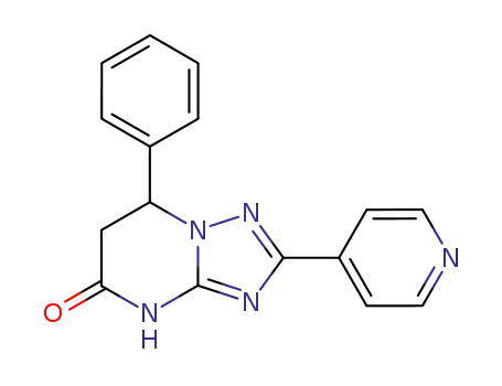 7-phenyl-2-pyridin-4-yl-6,7-dihydro-4H-[1,2,4]triazolo[1,5-a]pyrimidin-5-one