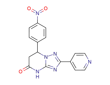 7-(4-nitro-phenyl)-2-pyridin-4-yl-6,7-dihydro-4H-[1,2,4]triazolo[1,5-a]pyrimidin-5-one