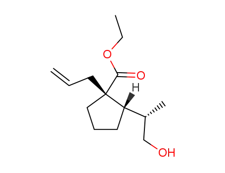 (1R,2S)-1-Allyl-2-((S)-2-hydroxy-1-methyl-ethyl)-cyclopentanecarboxylic acid ethyl ester
