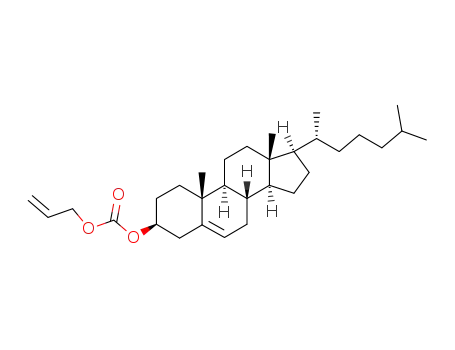 Carbonic acid allyl ester (3S,8S,9S,10R,13R,14S,17R)-17-((R)-1,5-dimethyl-hexyl)-10,13-dimethyl-2,3,4,7,8,9,10,11,12,13,14,15,16,17-tetradecahydro-1H-cyclopenta[a]phenanthren-3-yl ester