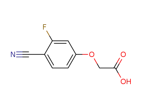 3-fluoro-4-cyanophenoxyacetic acid