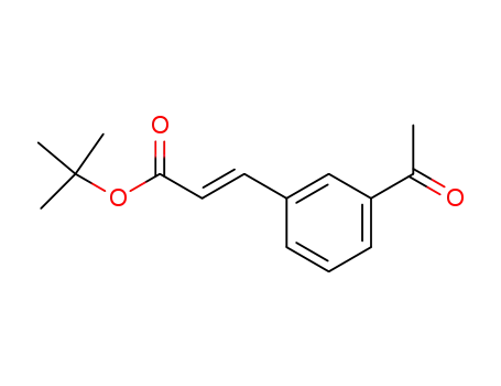 tert-butyl (E)-3-(3-acetylphenyl)-acrylate