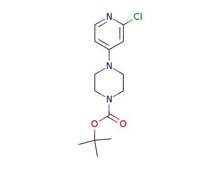 Molecular Structure of 633283-63-3 (1-N-BOC-4-(2-CHLORO-4-PYRIDINYL) PIPERAZINE)