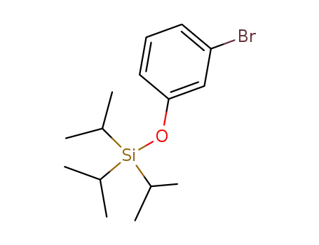 Molecular Structure of 571202-87-4 ((3-BROMOPHENOXY)TRIISOPROPYLSILANE 97)