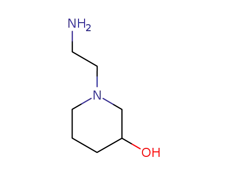 Molecular Structure of 847499-95-0 (1-(2-AMINO-ETHYL)-PIPERIDIN-3-OL)
