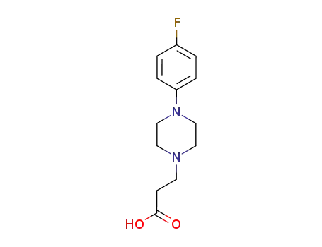 3-[4-(4-fluorophenyl)-1-piperazinyl]propionic acid
