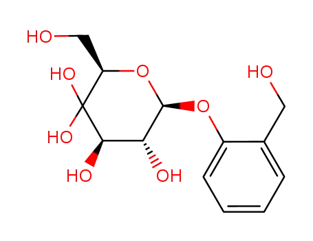 (2R,4R,5R,6S)-2-Hydroxymethyl-6-(2-hydroxymethyl-phenoxy)-dihydro-pyran-3,3,4,5-tetraol