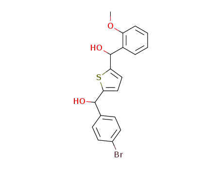 2-[(4-bromophenyl)hydroxymethyl]-5-[(2-methoxyphenyl)hydroxymethyl]thiophene