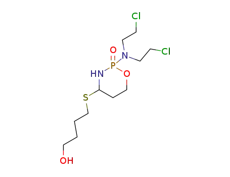 4-{2-[bis-(2-chloro-ethyl)-amino]-2-oxo-2λ5-[1,3,2]oxazaphosphinan-4-ylsulfanyl}-butan-1-ol