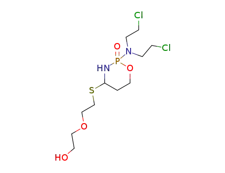 2-(2-{2-[bis-(2-chloro-ethyl)-amino]-2-oxo-2λ5-[1,3,2]oxazaphosphinan-4-ylsulfanyl}-ethoxy)-ethanol