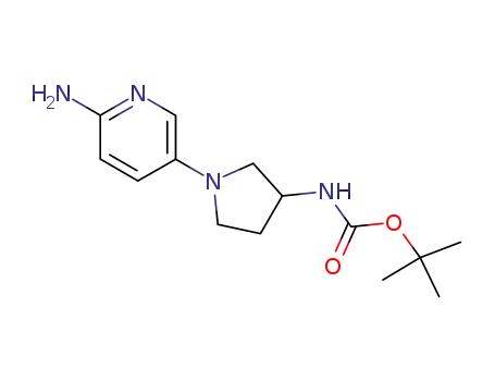 tert-butyl [1-(6-aminopyridin-3-yl)pyrrolidin-3-yl]carbamate