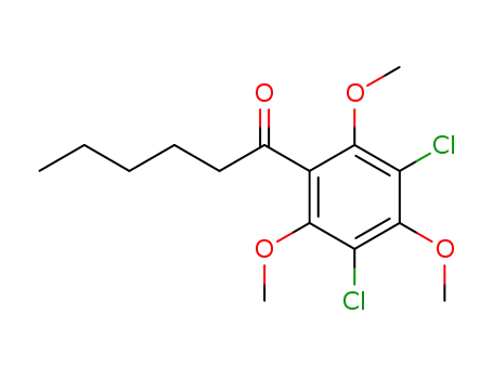 1-(3,5-dichloro-2,4,6-trimethoxy-phenyl)-hexan-1-one