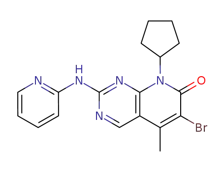 6-bromo-8-cyclopentyl-5-methyl-2-(pyridin-2-ylamino)-8H-pyrido[2,3-d]pyrimidin-7-one