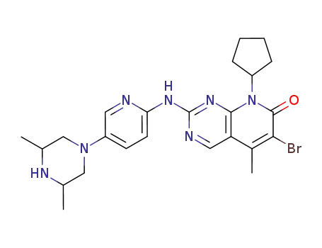 6-Bromo-8-cyclopentyl-2-[5-(3,5-dimethyl-piperazin-1-yl)-pyridin-2-ylamino]-5-methyl-8H-pyrido[2,3-d]pyrimidin-7-one