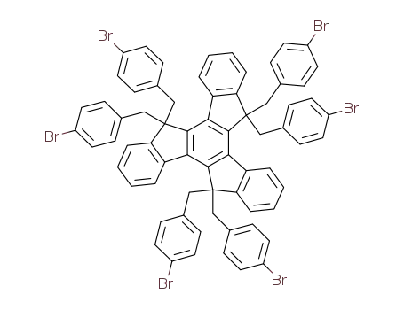 5,5,10,10,15,15-hexakis[(4-bromophenyl)methyl]-10,15-dihydro-5H-diindeno[1,2-a;1',2'-c]fluorene