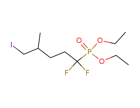 Phosphonic acid, (1,1-difluoro-5-iodo-4-methylpentyl)-, diethyl ester
