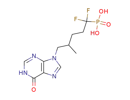 [1,1-difluoro-4-methyl-5-(6-oxo-1,6-dihydro-purin-9-yl)-pentyl]-phosphonic acid