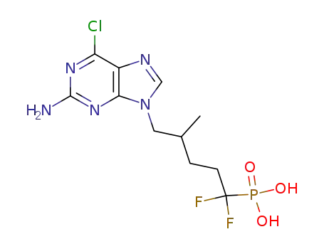 [5-(2-amino-6-chloro-purin-9-yl)-1,1-difluoro-4-methyl-pentyl]-phosphonic acid