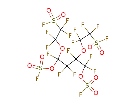 fluorosulfuric acid 1,2,2,3,4,4-hexafluoro-4-fluorosulfonyloxy-1,3-bis-(1,1,2,2-tetrafluoro-2-fluorosulfonyl-ethoxy)-butyl ester