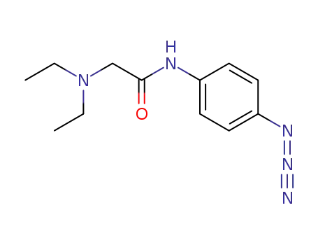 Molecular Structure of 921201-89-0 (Acetamide, N-(4-azidophenyl)-2-(diethylamino)-)