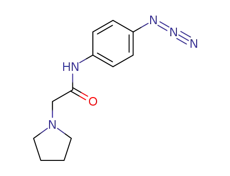N-(4-azido-phenyl)-2-(pyrrolidin-1-yl)-acetamide