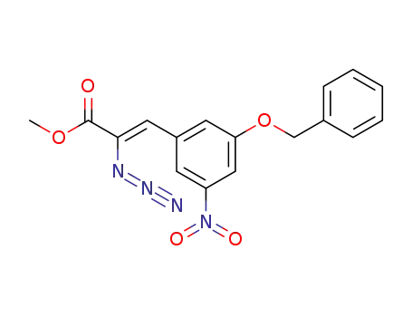 methyl 2-azido-3-(3-benzyloxy-5-nitrophenyl)acrylate