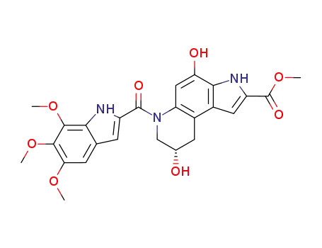 methyl (S)-4-[(5,6,7-trimethoxyindol-2yl)carbonyl]-2,6-dihydroxy-1,2,3,4-tetrahydropyrrolo[3,2-f]quinoline-8-carboxylate