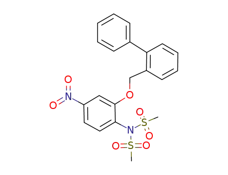 N,N-[2-(2'-phenylbenzyloxy)-4-nitrophenyl]-dimethanesulfonamide