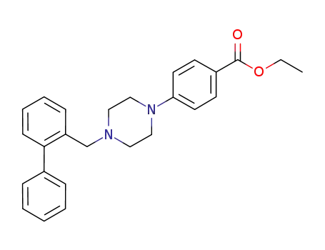 4-(4-biphenyl-2-ylmethyl-piperazin-1-yl)-benzoic acid ethyl ester