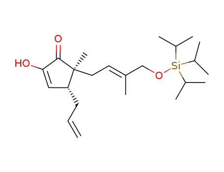 4-allyl-2-hydroxy-5-methyl-5-(3-methyl-4-triisopropylsilanyloxy-but-2-enyl)-cyclopent-2-enone